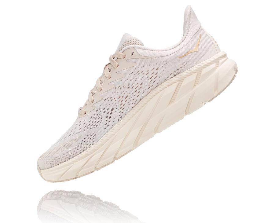 Hoka One One Running Shoes Womens White - Clifton 7 - 58412GUFM